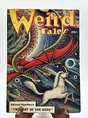 Buy Weird Tales Pulp 1st Series July 1948 Vol. 40 #5 20c Edmond Hamilton *TRIMMED* • 21.74£