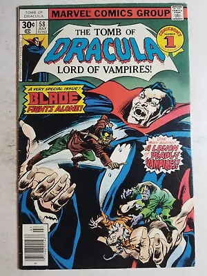 Buy Tomb Of Dracula (1972) #58 - Fine - Blade Issue  • 15.77£