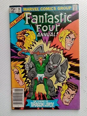 Buy Fantastic Four Annual #16(1981).Ditko,Cents Copy.Bagged/Boarded.Free Postage. • 6.95£
