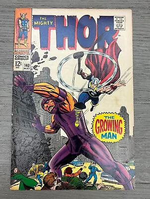 Buy Thor #140, FN 6.0; 1st Appearance The Growing Man • 33.21£