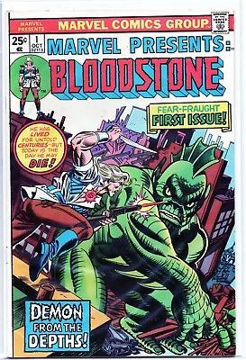 Buy Marvel Bronze Age Presents Bloodstone 1 1978 Rare VF 8.0 Comic Key High Grade • 26.99£