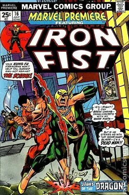 Buy Marvel Premiere #16 VG 4.0 1974 Stock Image 2nd App. And Origin Of Iron Fist • 13.19£