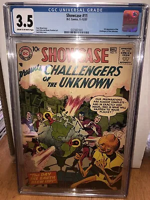 Buy Showcase 11 Cgc 3.5 3rd Challengers Of The Unknown Jack Kirby • 197.57£
