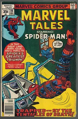 Buy Marvel Tales 86 Vs The Spider-Slayer!  (rep Amazing Spider-Man 107)  1977 Fine • 3.96£
