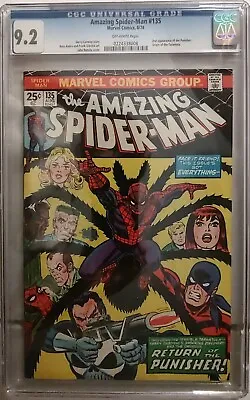 Buy The Amazing Spider-Man #135 CGC 9.2 Never Pressed.. • 434.66£
