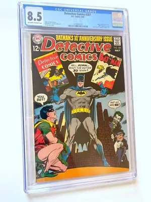 Buy DETECTIVE COMICS #387 CGC 8.5 (1969) 30th Anniversary Issue Joker And Batman • 159.10£