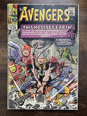 Buy Marvel Comics The Avengers #12 Vol 1 1965 Lee Kirby G.R.R Martin Letter GD • 24.99£
