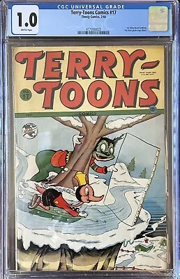 Buy Terry-Toons Comics #17 CGC 1.0 / 1st Atlas Brand Emblem 🔥🔥🔥 • 628.53£
