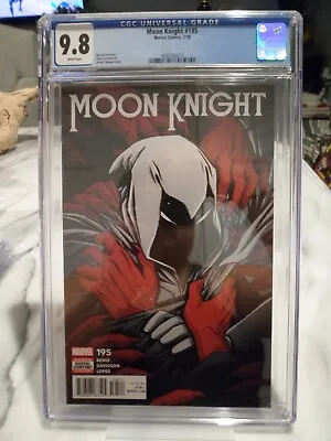 Buy Moon Knight #195 CGC 9.8 Marvel 2018 White Pages • 79.86£