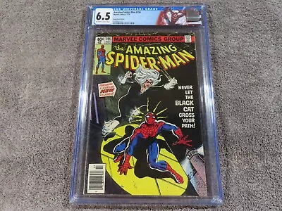 Buy 1979 MARVEL Comics AMAZING SPIDER-MAN #194 Newsstand 1st Ap. BLACK CAT - CGC 6.5 • 197.65£