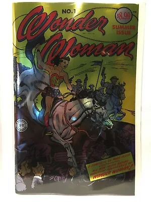 Buy Wonder Woman (1942) #1 Facsimile Foil Cover Variant NM- 1st Print DC Comics • 7£