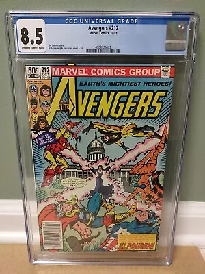 Buy The Avengers #212  CGC 8.5  Marvel Comics  1981  1st Appearance Elfqueen  🇺🇸  • 43.97£