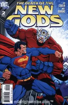 Buy Death Of The New Gods (2007) #   2 (7.0-FVF) Jim Starlin, Superman, Darkseid ... • 1.80£