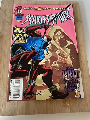Buy Marvel Comics SCARLET SPIDER #1 VIRTUAL MORTALITY Part 3 Of 4 NOV 1995 • 8£