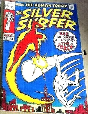 Buy Replica Marvel Cover THE SILVER SURFER #15 Exact Copy NO Comic • 14.99£
