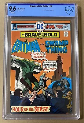 Buy Brave And The Bold #122 CBCS 9.6 Not Cgc Newsstand Swamp Thing DC Comics 1975 • 69.57£