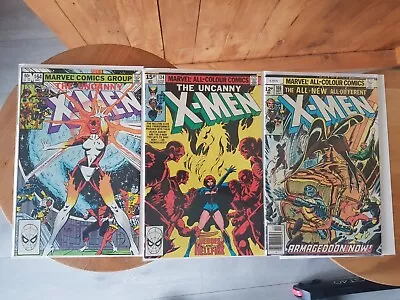 Buy Uncanny X-men #108 #134 #164 HOT KEYS Issues Bundle Marvel 1977/80/82 Bronze Age • 119.99£