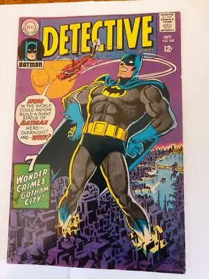 Buy Detective Comics 368 -7 Wonder Crimes Of Gotham City - VFN+ • 21£