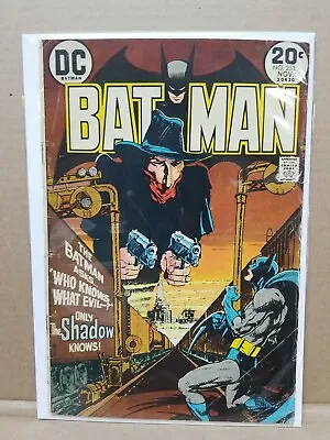 Buy Batman #253 - 1973 DC Bronze Age Issue - Shadow Cover & Issue - VG+ • 28.10£