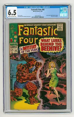 Buy Fantastic Four #66 CGC 6.5 FN+ First Him Who Becomes Warlock • 159£