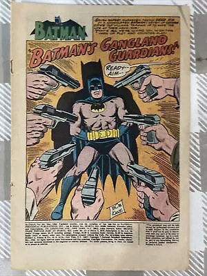Buy Vintage Batman #201 “Batman's Gangland Guardians! (DC 1968) No Cover • 8.04£