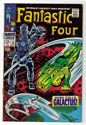 Buy Fantastic Four #74 FN 6.0 Or Better Silver Surfer & Galactus Apppearance. • 63.25£