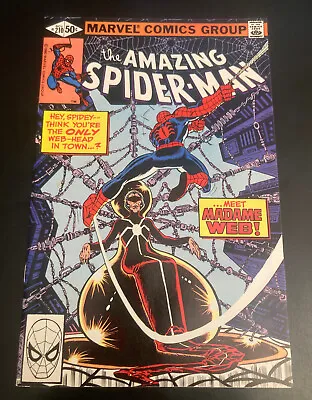 Buy AMAZING SPIDER-MAN #210 (1980) *Key 1st Madame Web!* (NM-/9.0 Beauty!) Nice! • 119.89£