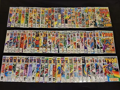 Buy The Mighty Thor Comic Lot (Marvel Vol 1), 79 Book Set, FN To NM, See Description • 194.20£