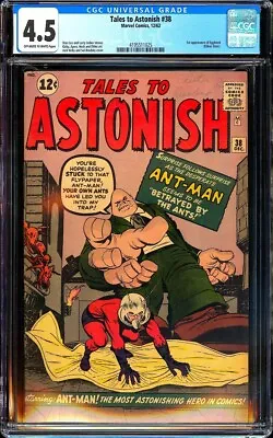 Buy Tales To Astonish #38 CGC 4.5 (1962) 1st Appearance Of Egghead! KEY ISSUE! L@@K! • 221.63£