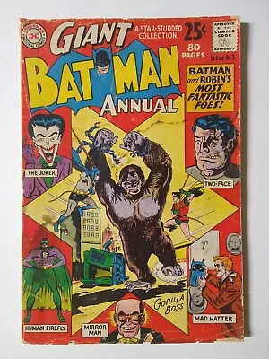Buy DC Comics Batman Annual #3 Reprints Of Batman's 'Most Fantastic Foes' GD+ 2.5 • 19.21£