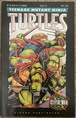Buy Teenage Mutant Ninja Turtles #59 - May 1993 - City At War Part 10/13 VF+ • 38.55£