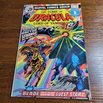Buy Tomb Of Dracula #44. Dr. Strange Vs Dracula. Blade Meets Hannibal. Marvel Comics • 19£
