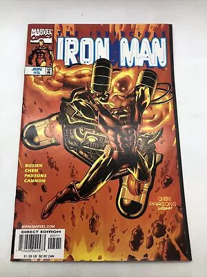 Buy Marvel Comics The Invincible Iron Man #5 Into The Fire Lee Fold Out Cover 1998 • 8£