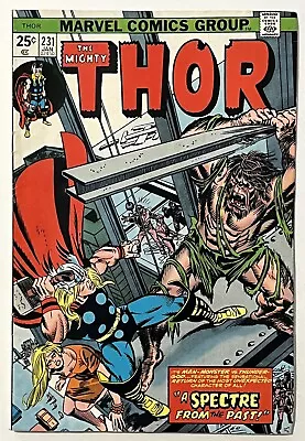Buy Thor #231 - Marvel Comics 1975 - VG - Marvel Value Stamp #83 Dragon Man • 3.96£
