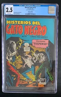 Buy (1958) Marvel Tales #123 Mexican Edition CGC 2.5 La Prensa Gato Negro • 96.29£