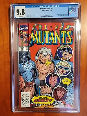 Buy New Mutants #87 Liefeld Variant 1st Printing CGC 9.8 1990 1st Cable RARE 🔥 🔑! • 391.83£