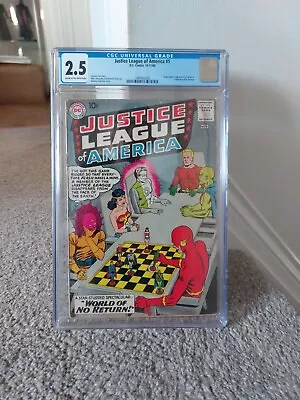 Buy Justice League Of America #1 (1960) Cgc 2.5 Silver Age • 500£