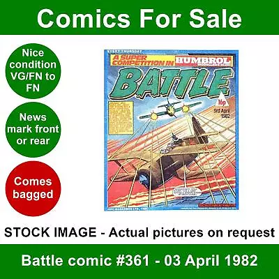 Buy Battle Comic #361 - 03 April 1982 - Nice VG/FN • 3.49£