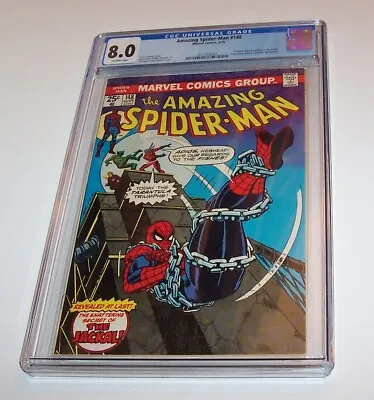 Buy Amazing Spiderman #148 - Marvel 1975 Bronze Age Issue - CGC VF 8.0 • 121.64£