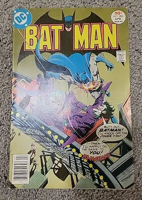 Buy Batman #286 DC Comics 1977 Joker Cover Vintage Bronze Age Comic Book Key • 22.38£