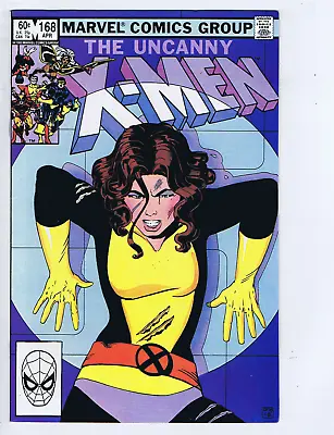 Buy X-Men #168 Marvel 1983 ''Professor Xavier Is A Jerk!'' 1ST ADULT MADELYN PRYOR ! • 29.76£
