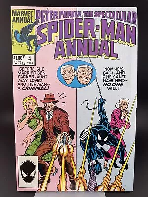 Buy Peter Parker Spectacular Spider-Man Annual #4 1st Tamara Black Iron Cat 1984 • 3.15£