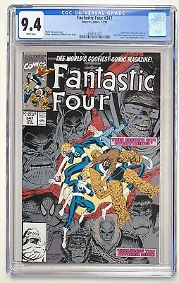 Buy Fantastic Four 347 CGC 9.4 First New Team Spider-Man Ghost Rider Wolverine 1990 • 43.97£