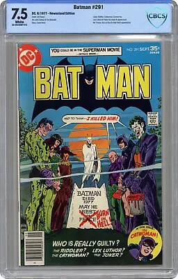 Buy Batman #291 CBCS 7.5 Newsstand 1977 22-2033E9F-012 • 65.70£