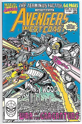 Buy West Coast Avengers Annual #5 (1990, Vf+ 8.5) 64 All New Pages • 1.95£