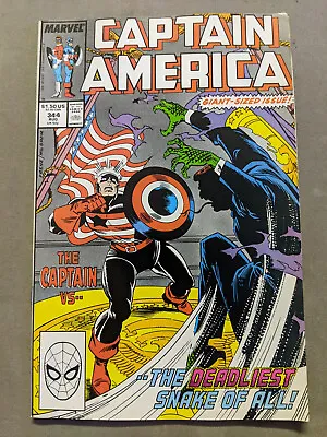 Buy Captain America #344, Marvel Comics, 1988, FREE UK POSTAGE • 5.99£