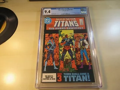 Buy Tales Of The Teen Titans #44 Cgc 9.4 Dick Grayson Becomes Nightwing 1st Jericho • 139.92£