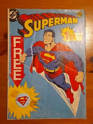 Buy Superman Comic 1st Collectors Issue 1988 Good- 1.8 With Badge • 3.50£