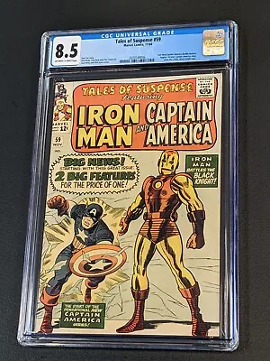 Buy Tales Of Suspense #59 CGC 8.5 Beautiful Off-White To White Pages! • 853.25£