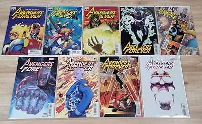 Buy Avengers Forever #3-11 Cover A 2nd Print Marvel Comics 2023 Lot Of 9 - NM • 8£